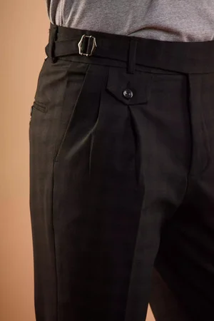 Fine Checks Gurkha Pants For Men